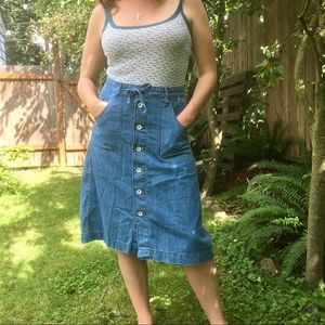 levis a line skirt